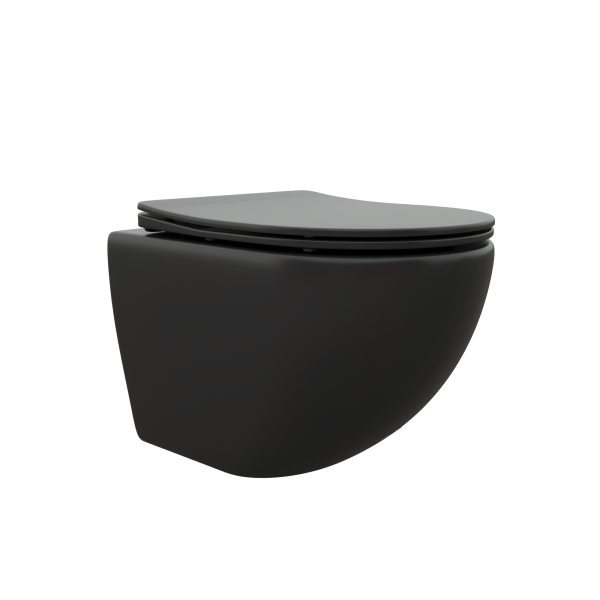 Унитаз Ceruttispa Sella Aria CT9160 подвесной безободковый с сиденьем микролифт