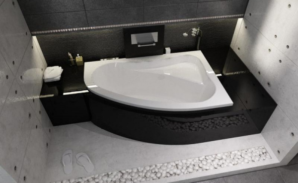 Ванна акриловая RIHO LYRA 153 L 153x100 BA6800500000000 Ванна акриловая RIHO LYRA 153 L 153x100 BA6800500000000