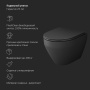 Унитаз подвесной безободковый с инсталляцией и кнопкой смыва AM.PM Spirit V2.0 IS47051.701700MB