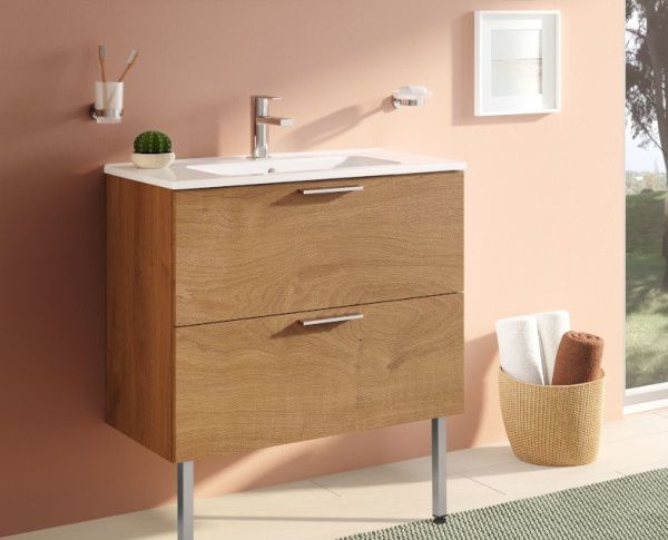 Тумба с ящиками с раковиной 80x120 см VitrA Mia 67273 Тумба с ящиками с раковиной 80x120 см VitrA Mia 67273