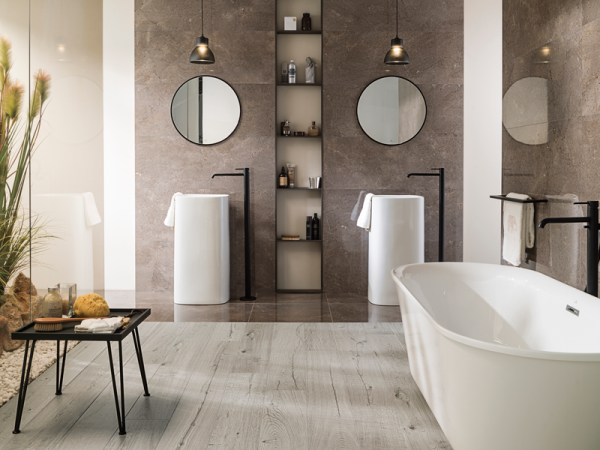 Плитка керамическая настенная 120x45 см PORCELANOSA MILANO P35800381 коричневый Плитка керамическая настенная 120x45 см PORCELANOSA MILANO P35800381 коричневый