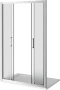 Душевое ограждение GOOD DOOR LATTE WTW-TD-160-G-WE 160x160x185 Душевое ограждение GOOD DOOR LATTE WTW-TD-160-G-WE 160x160x185