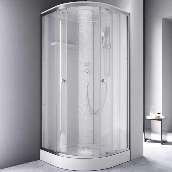 Душевая кабина AM.PM X-Joy 90x90 W94C-401-090MT профиль хром