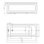 Ванна акриловая 170x70 AQUATEK Мия MIY170-0000004 Ванна акриловая 170x70 AQUATEK Мия MIY170-0000004