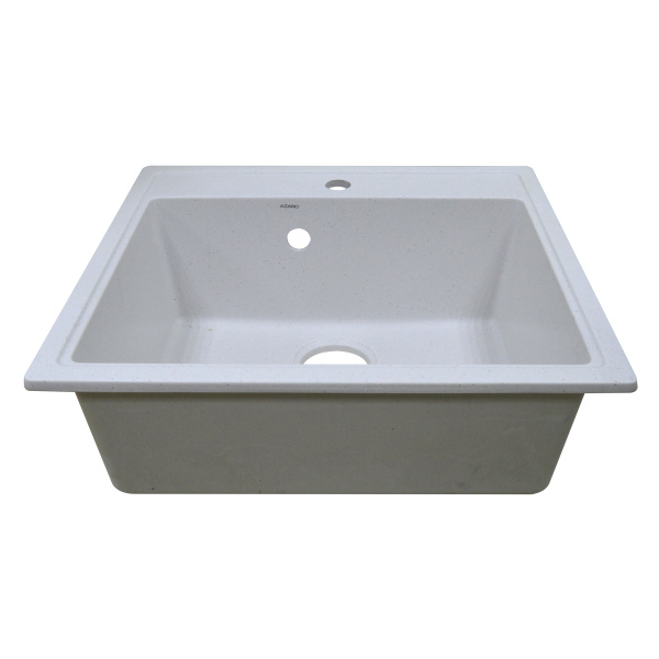 Кухонная мойка прямоугольная искусственный мрамор 57x50 Azario Litos CS00079702 серая Кухонная мойка прямоугольная искусственный мрамор 57x50 Azario Litos CS00079702 серая