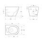 Унитаз подвесной безободковый с сиденьем  Cezares STYLUS CZR-6601-TH-TOR+CZR-2011-SC Унитаз подвесной безободковый с сиденьем  Cezares STYLUS CZR-6601-TH-TOR+CZR-2011-SC