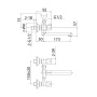 Смеситель для ванны MILARDO Tring TRISB02M02 Смеситель для ванны MILARDO Tring TRISB02M02