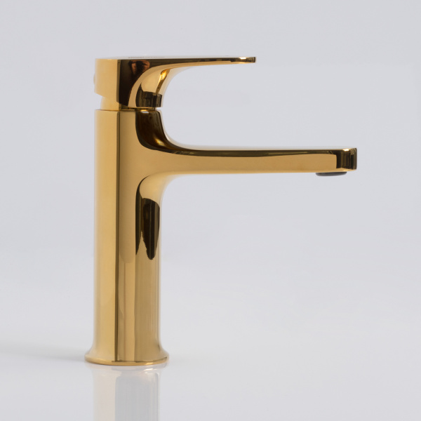 Смеситель для раковины WasserKRAFT Neckar 2103 золото глянцевый