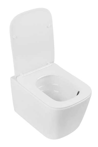 Унитаз подвесной Sapbox Hang SB1132T2-W безободковый с микролифтом