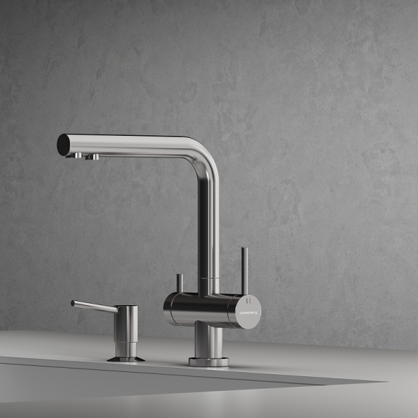 Смеситель для кухонной мойки Abelsberg Pura UVF70929CH хром глянцевый