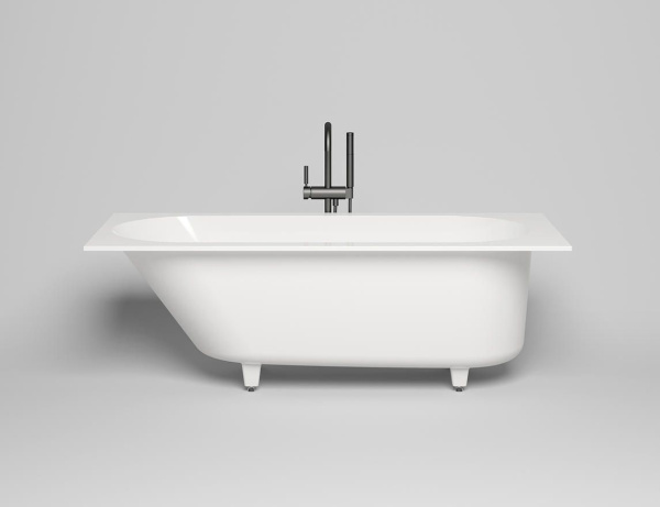 Ванна из литьевого камня Salini Ornella Kit 170х70 102413G белая глянцевая