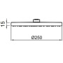 Верхний душ Webert Comfort AC1011015PVC хром Верхний душ Webert Comfort AC1011015PVC хром