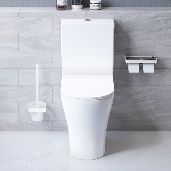 Унитаз-компакт безободковый с сиденьем микролифт Damixa Sirius DX86C8600SC Унитаз-компакт безободковый с сиденьем микролифт Damixa Sirius DX86C8600SC