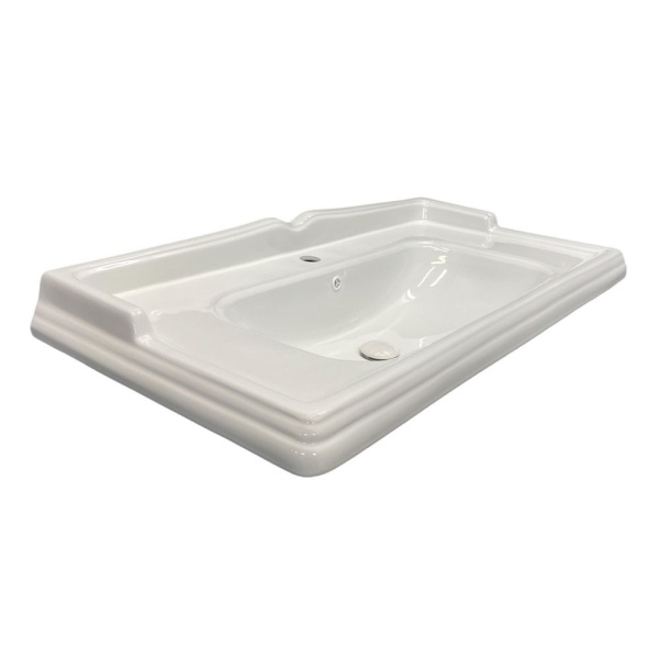 Тумба с раковиной Comforty Феррара 100 см 00-00020308 подвесная белая