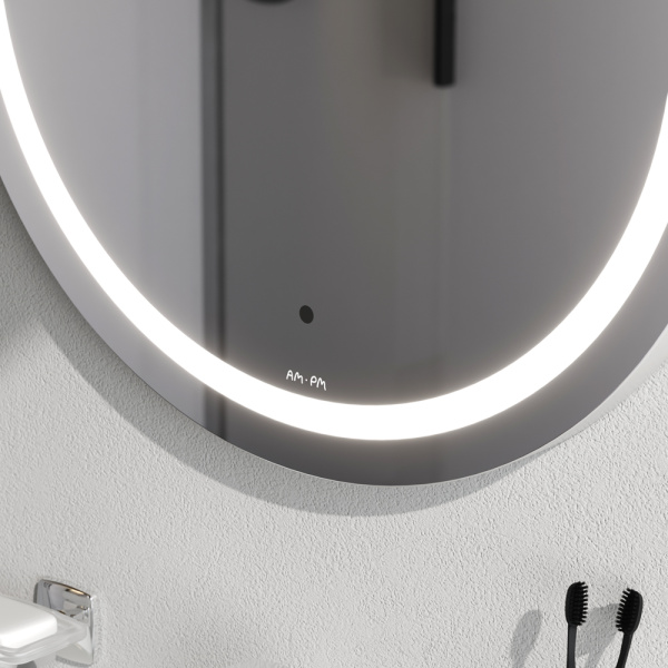 Зеркало Am.Pm X-Joy 60 см M85AMOX0601WG с подсветкой серебро