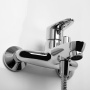 Смеситель для ванны с душевым гарнитуром WasserKRAFT Leine 3501 хром глянцевый