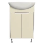 Тумба под раковину Runo Эконова 50 см 00-00004658 напольная крем