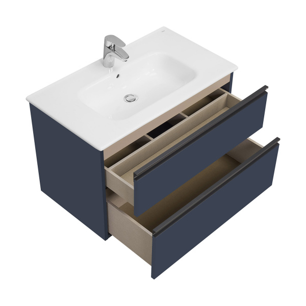 Тумба под раковину Roca Domi 80 см Z.RU93.0.786.8 подвесная синяя