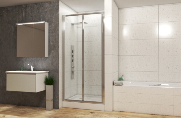 Душевая дверь в нишу 100x200 Bravat Line BD100.4121A Душевая дверь в нишу 100x200 Bravat Line BD100.4121A