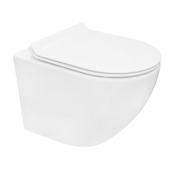 Унитаз Azario Grado AZ-0046-UQ1 подвесной безободковый с микролифтом