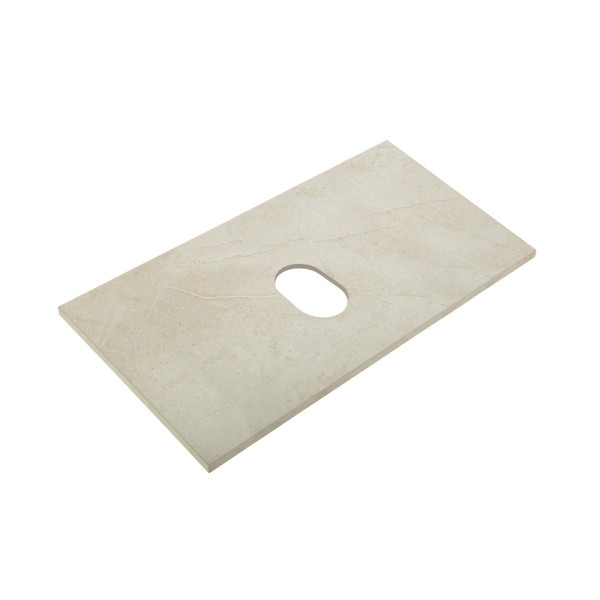 Столешница Belbagno 80 см KEP-80-MCO-W0 под раковину marmo crema opaco