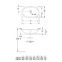 Раковина Villeroy & Boch O.Novo 60 см 41626001 встраиваемая снизу