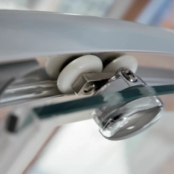 Душевое ограждение полукругое Koller Pool NF80 80х80x185 профиль хром стекло матовое Душевое ограждение полукругое Koller Pool NF80 80х80x185 профиль хром стекло матовое