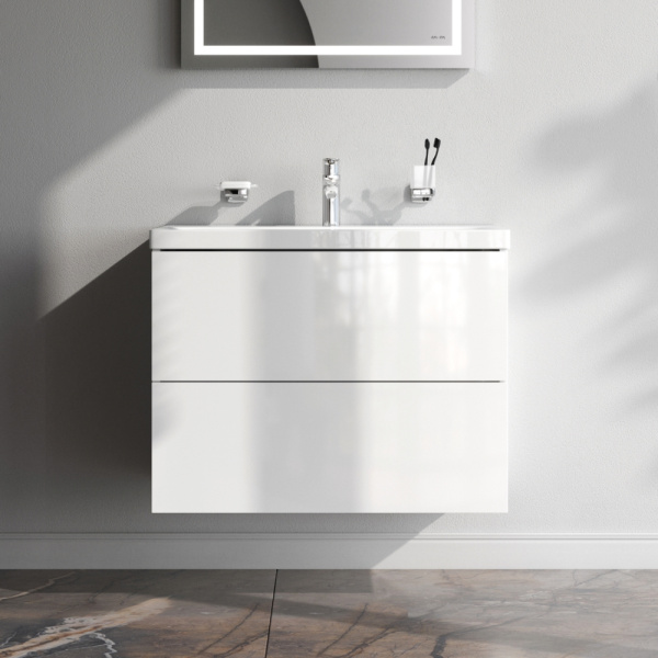 Тумба под раковину Am.Pm Gem 75 см M90FHX07522WG подвесная белая