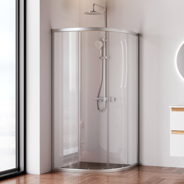 Душевой уголок AM.PM X-Joy 90x180x90 W88G-205-090MT64 профиль хром