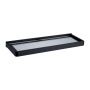 Полка стеклянная 40x14x3 см ABBER Westen AA1759B черный матовый Полка стеклянная 40x14x3 см ABBER Westen AA1759B черный матовый