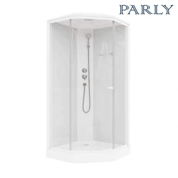 Душевая кабина Parly Penta P91B профиль черный