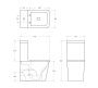 Чаша унитаза безободковая  BelBagno ARDENTE-R BB02093CPR Чаша унитаза безободковая  BelBagno ARDENTE-R BB02093CPR