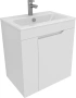 Тумба под раковину Aquanet Практика 60 см 00330453 подвесная белая матовая