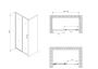 Душевая дверь 100x190 ABBER Schwarzer Diamant AG30100B5 профиль черный стекло прозрачное Душевая дверь 100x190 ABBER Schwarzer Diamant AG30100B5 профиль черный стекло прозрачное