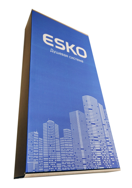 Душевая система со смесителем ESKO Lagos black ST205LGBL черный Душевая система со смесителем ESKO Lagos black ST205LGBL черный
