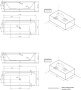 Каркас для ванны 170х75 см AM.PM Inspire W52A-170-075W-R Каркас для ванны 170х75 см AM.PM Inspire W52A-170-075W-R