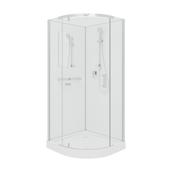 Душевая кабина Ceruttispa 90x205 KORRA90T профиль хром